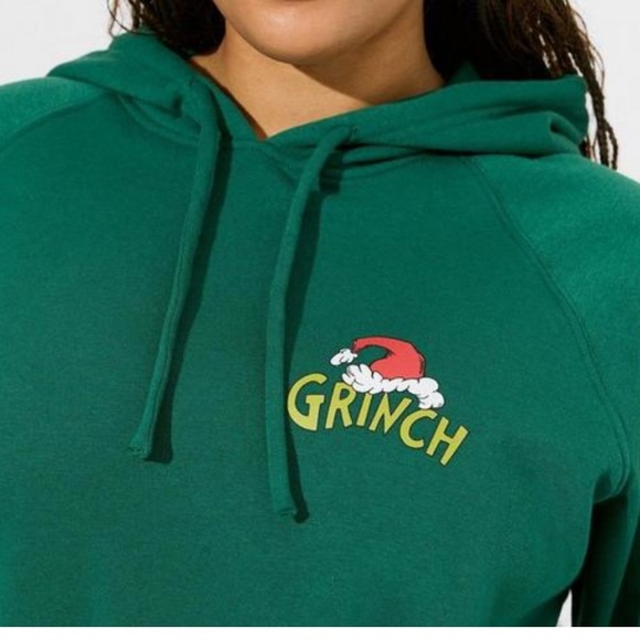 Torrid The Grinch Christmas Cozy Fleece Hoodie - Picture 3 of 6
